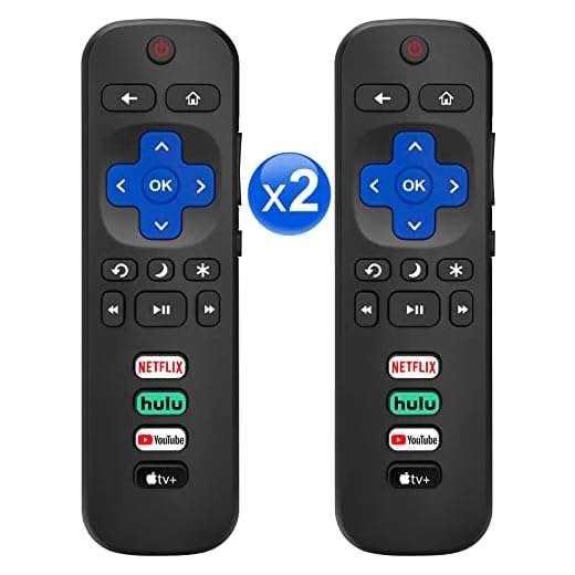 【Pack of 2】 for Roku-TV-Remote-Control-Replacement,Compatible with TCL Roku TV/Hisense Roku TV/Onn Roku TV/Sharp Roku TV/Philips Roku TV