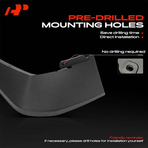 Image of A-Premium Mud Flaps Compatible with Honda Passport 2019-2024 & Pilot 2016-2022, No Drilling Required Mud Guards with Hardware Accessories, Set of 4 Front and Rear