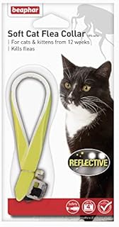 Beaphar Cat Flea Reflective Collar, Yellow