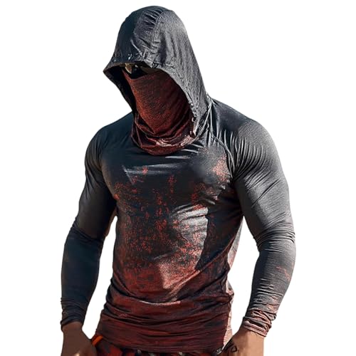 Sweat à capuche imprimé sport hommes vêtement léger respirant pour entraînement