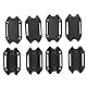 Bloki dekoracyjne zderzaka motocykla, Qiilu 2 szt. Os?ona silnika motocykla Os?ona zderzaka Blok dekoracyjny 25mm Pasek awaryjny dla F800GS F700GS F650GS (czarny