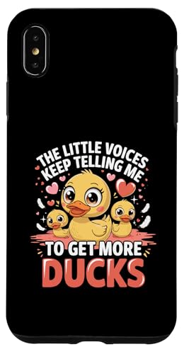 The Little Voices Keep Telling Me To Get More Duck �X�}�z�P�[�X iPhone XS Max �p