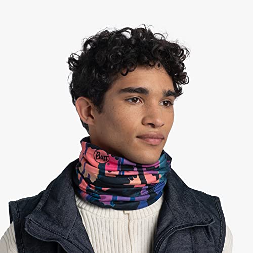 Image of BUFF Original EcoStretch Neck Gaiter, UPF 50 Sun Protection, Breathable, Versatile, Quick Dry, Multi-Colored, Adult Size