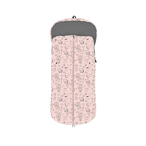 Universal-Schlafsack, Tiere, Rosa – Bild 3