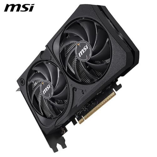 MSI NVIDIA GeForce RTX 5050 8G Shadow 2X OC Carte Graphique - 8 Go GDDR7 (20 GB/s /128 Bits), PCIe 5.0 - Double Ventilateur (2X Ventilateurs TORX 5.0), HDMI 2.1b, DisplayPort 2.1b