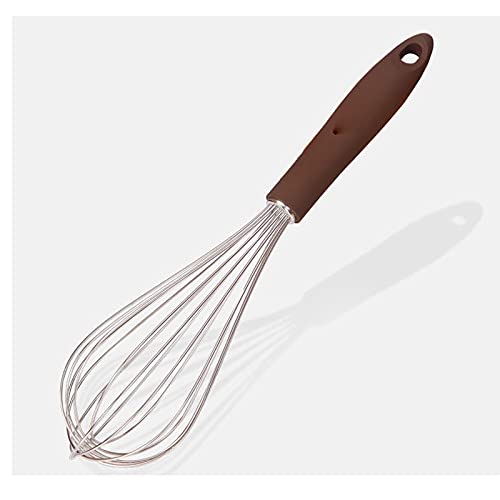 Batidor de cocina acero inoxidable con mango antideslizante y diseño ergonómico for un agarre cómodo