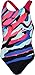 Produktbild Speedo Digital Placement Splashback Badeanzug für Mädchen, Schwarz/Electric Pink/Pool/Blue Flame, 13-14 Jahre