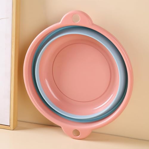 Image of Collapsible Tub Big Size, Foldable Silicone Tub with Handles, Portable Multipurpose Folding Bowl for Kitchen, Laundry, Bathroom, Travel & Camping, Space-Saving Storage
