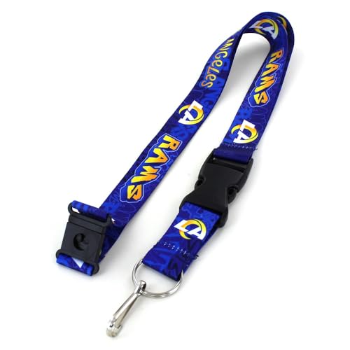 aminco NFL Los Angeles Rams Graffiti Lanyard