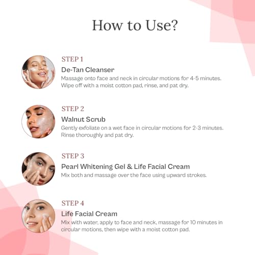 Kulsum's Kaya Kalp Party Glow Facial Kit (Combo) For Instant Glow & Even Skin Tone , 60gm + 20ml