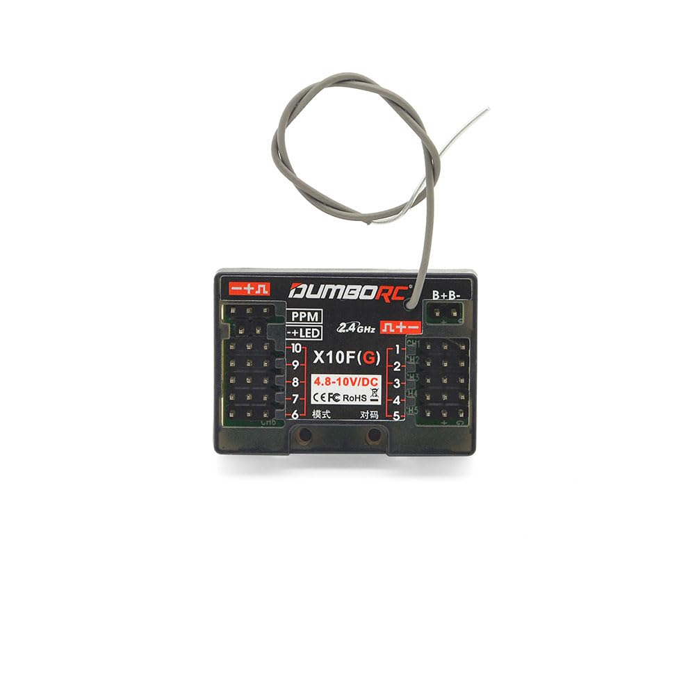 DumboRC 2.4ghz X10FG (Gyro) ontvanger – RC Motorsports
