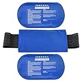 INSCOOL Hot & Cold Gel Ice Pack for Pain Relief (3Pcs Set), Flexible Therapy Pad for Sports Injuries, Swelling & Muscle Recovery, Durable, Leak-Proof for All Body Parts,Safe & Eco-Friendly
