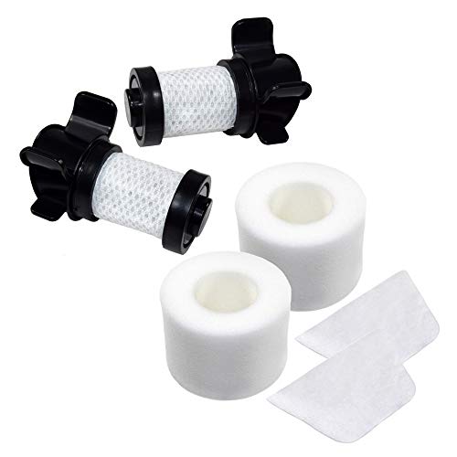 HQRP 6pcs Filter Set compatible with Shark IONFlex IF200UKT IR70 IF200 IF250 IF130 IF260 DuoClean Stick Vacuum