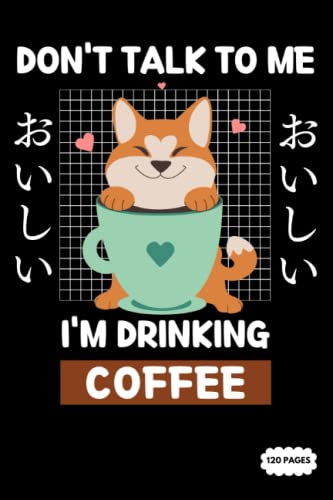Composition Notebook: Shiba Inu Coffee Lover | College Ruled Lined Pages (Composition Book)