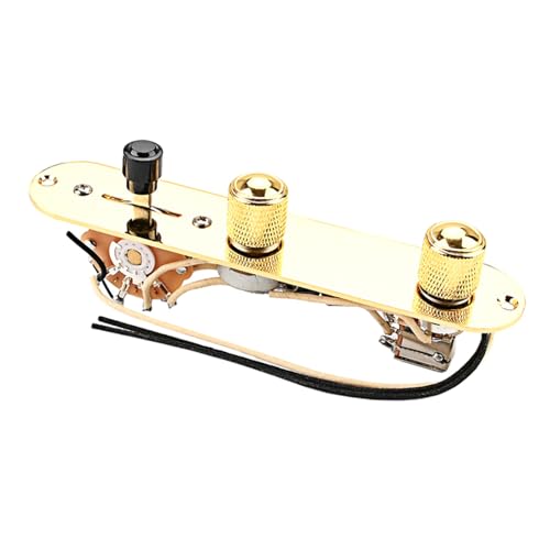 Plaque de commande de guitare avec boutons de faisceau de câblage - 6