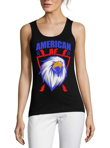 Débardeur en coton pour femme idéal pour l'été look rock aigle