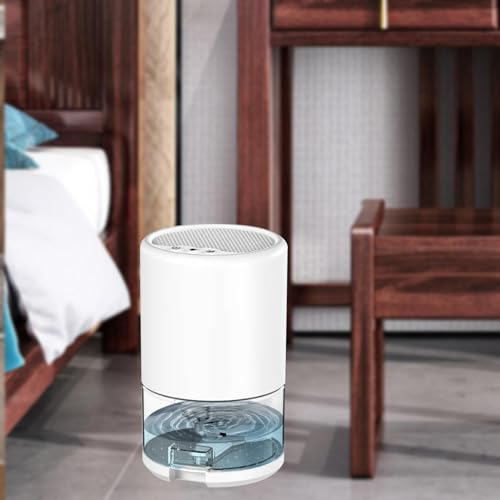 Electric Dehumidifier Compact with 7 Color Night Light for Room Home Laundry White|Home & Garden | Home Improvement | Heating Cooling & Air |1 Dehumidifier (EU Adapter) 8 4114fZJD7EL
