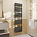 Price comparison product image AcezanbleFlat Panel Designer Bathroom Ladder Heated Towel Rail Radiator-Anthracite-1600X450 Single