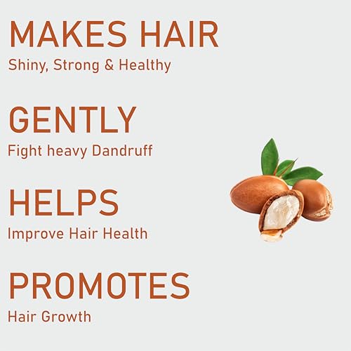 Image of Khadi Herbal Vedimatic Argan Oil of Morocco Hydrating Hair Shampoo, Cold-Pressed Argan Oil to Help Moisturize, Soften & Strengthen Hair, Paraben-Free with Sulfate-Free Surfactants (Pack Of 2, Argan)