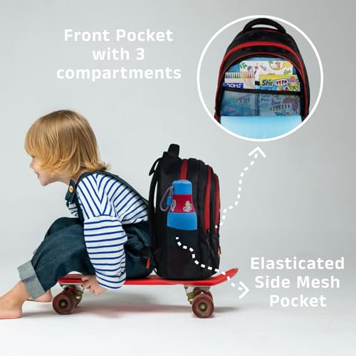 Image of TRAVALATE 25L Stylish &Trendy printed School Bag for Kid's | Backpack for Class 1 to 5 School Going Boys & Girls
