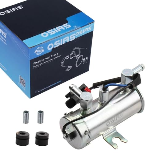 OSIAS 24V ELECTRIC UNIVERSAL PETROL DIESEL FUEL PUMP FACET SILVER STYLE TRACTOR BOAT ...