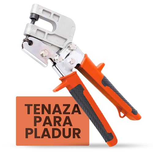 Pinza Engarzadora para Pladur – Herramienta para Perfiles de Tabiques de Cartón-Yeso – Acero Reforzado – Mango Ergonómico – Alta Resistencia para Paneles de Yeso