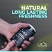 Mountaineer Brand Natural Deodorant for Men | Aluminium Free | Made in West Virginia | Scents Inspired by Nature | Organic & Non Toxic | Odor & Sweat Control | 2.65 oz (White Water)