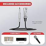 Pyle Professional Dynamic Vocal Microphone - Moving Coil Dynamic Cardioid Unidirectional Handheld Microphone with ON/OFF Switch Includes 15ft XLR Audio Cable to 1/4'' Audio Connection - PDMIC59 - Image 5