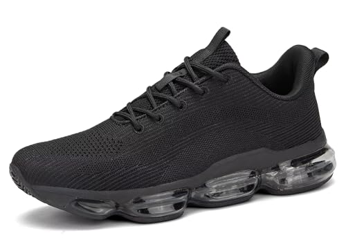 Image of Mens Running Shoes Air Low Top Comfort Walking Lace Up Sneakers Breathable Fashion Tennis Sport Gym Fitness Cross Trainers