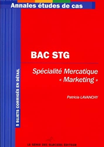 Télécharger Bac STG : spécialité Mercatique