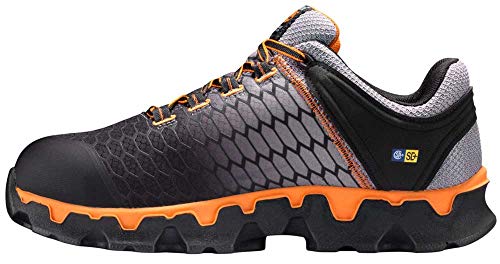 Image of Timberland PRO Mens Powertrain Sport Alloy Safety Toe Static Dissipative Industrial Athletic Work Shoe