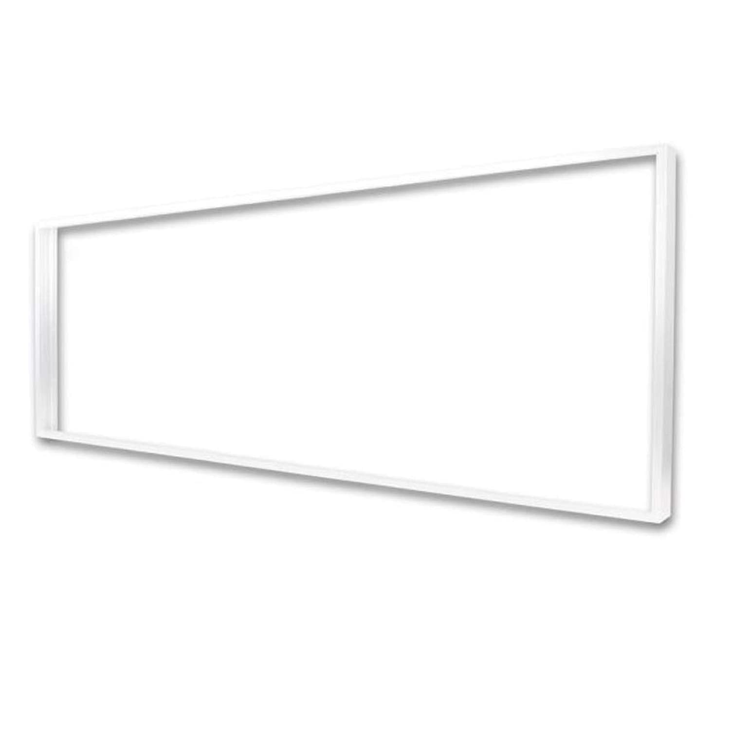 Mounting Frame Traffic White for Isoled LED Panels 1200 x 300