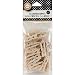 Canvas Corp CVS2136 1-Inch-by-.25-Inch Mini Natural Clothespins 25 Pieces