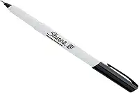 Blister com 1 Marcador Permanente Ultrafino, Sharpie, 1776937, Preto