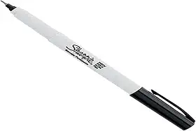 Blister com 1 Marcador Permanente Ultrafino, Sharpie, 1776937, Preto