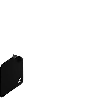SteelSeries QcK Cloth Gaming Mouse Pad - Micro-Woven Surface - Optimized For Gaming Sensors - Size M (320 x 270 x 2mm) - Black