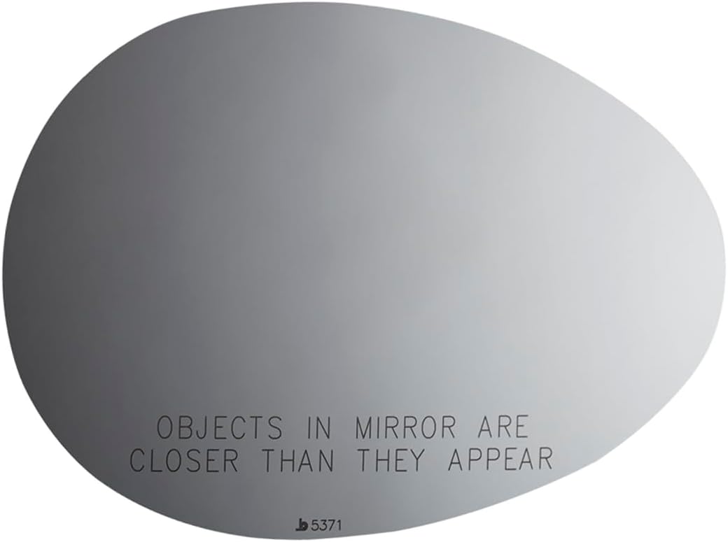 Fits 07-15 Cooper/Clubman (Except 07-08 Convertible) Right Passenger Convex Mirror Glass Lens Non Heated w/Adhesive Models Without Auto Dimming