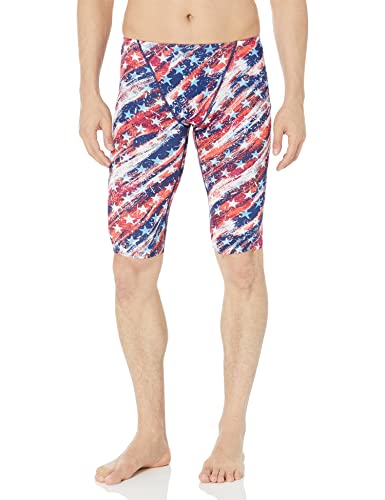 Image of TYR Men's Durafast One Jammer - Solid Training Athletic Swimsuit Briefs