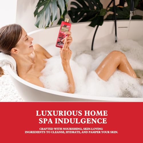 Romantic Rose Gifts for Women Spa Gift Basket, Bath Set with Bath Bombs & Body Lotion, Anniversary Valentine's Day Gifts for Her, Wife, Girlfriend - Image 6