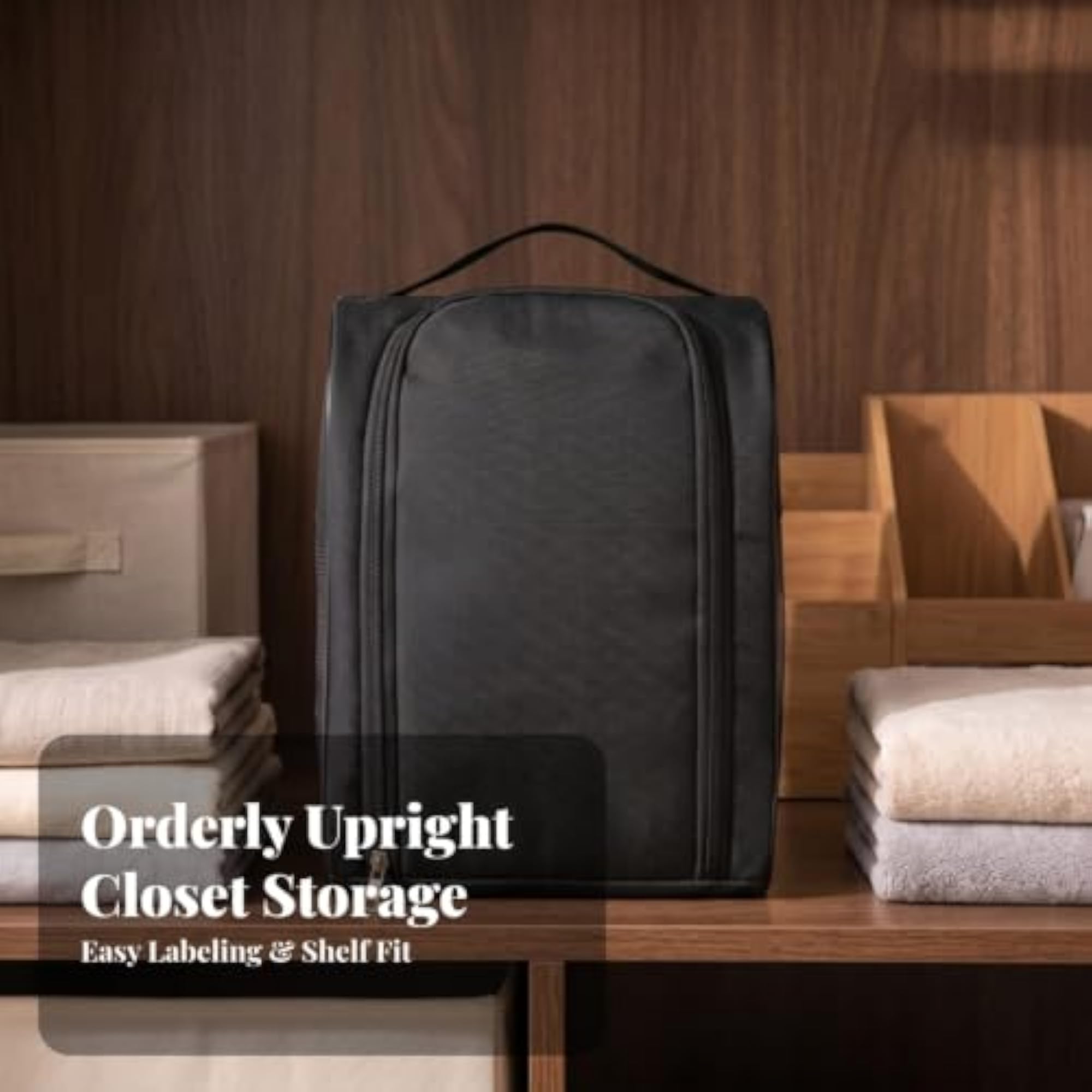 Breathable Compact Shoe Storage Bag with Mesh Panels