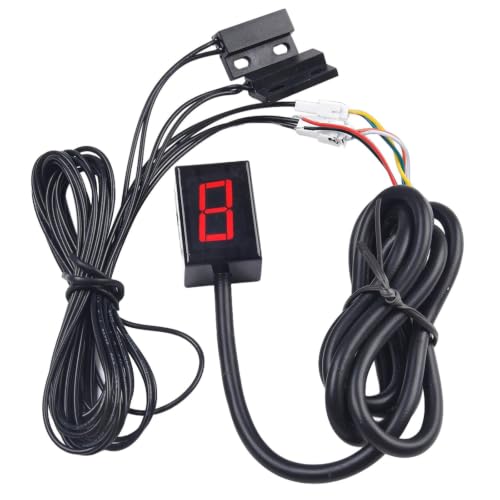 Indicateur de vitesse moto affichage numérique LED accessoires de position universels 6 vitesses