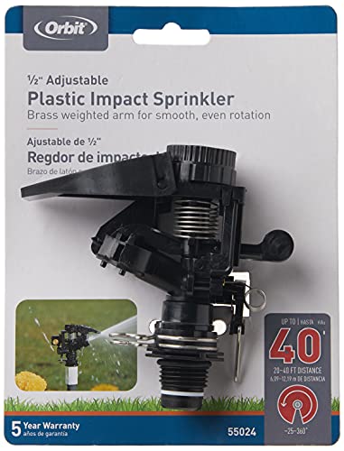 Orbit Underground 55024 Plastic Orbit Jet Impact Sprinkler Head, 1/2-Inch - image 2