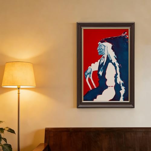 Impression giclée Fritz Scholder avec cadre à suspendre moderne - 4