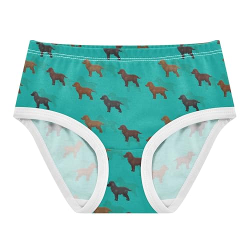 Girls' Underwear Spaniel Dog Cotton Stretch Comfort Toddler Panties