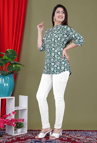 Image of FebQ Printed Shirt Style Top for Women