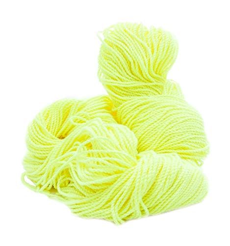 YoYo Factory Yoyo Schnur Set – 100 Stück Bunte JoJo-Schnüre – Für Alle Yoyos Geeignet – Extra Sichtbarkeit – Ersatzschnüre für Anfänger & Profis - Gelb
