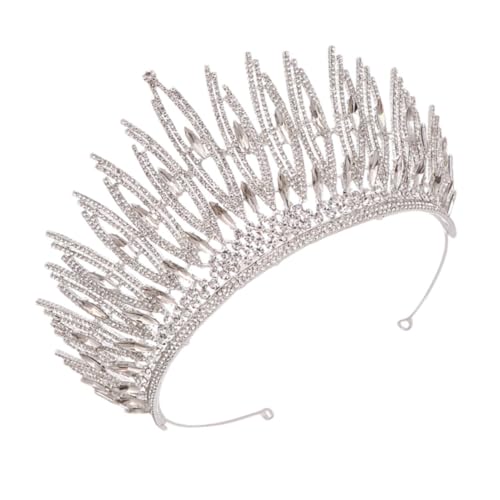 Tiare de mariée baroque légère pour éviter les douleurs de coiffure le jour J