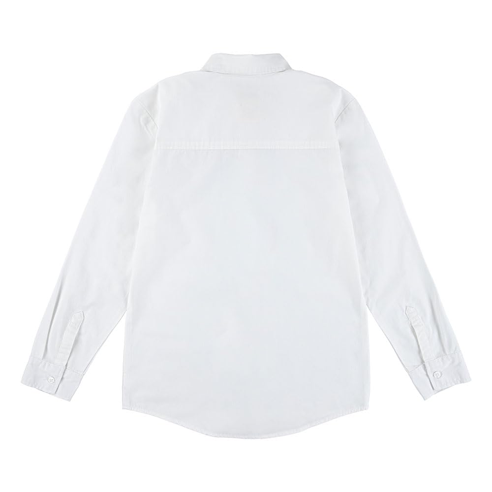Levi's WT-Woven Top Camisa, Blanco Brillante, 16 Años para Niños
