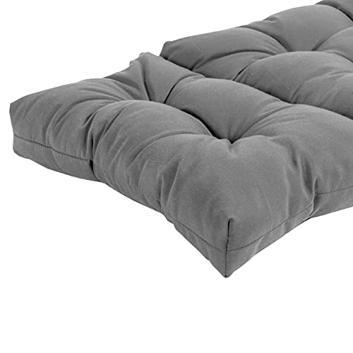 Image of QILLOWAY Outdoor Chaise Lounge Cushion 74x22x4 Inch, Waterproof Weather Resistant Replacement Pad for Patio Pool Furniture, Light Grey