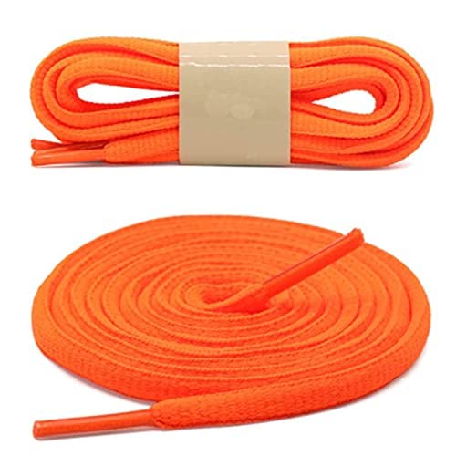 Fluorescent Orange Oval Round Shoes laces Athletic Shoe Laces for Sport/Running Shoes Shoe Strings (2 pair) (B0BWMRYPRG) Amazon Price History, Amazon Price Tracker